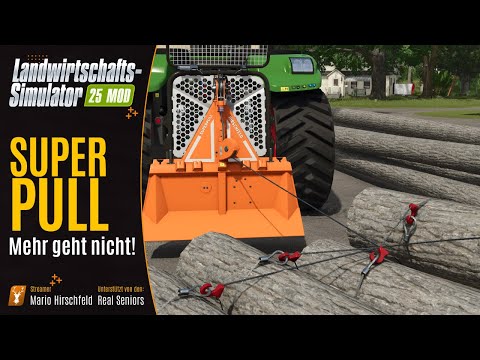 LS25 Mod: Die ultimative Power: Hirschfeld Superpull Seilwinde im LS25!