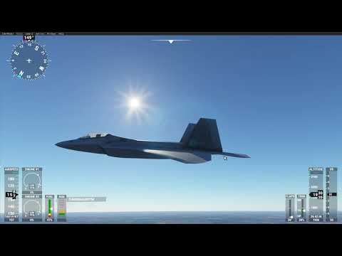 F-22 Raptor Aircraft MSFS 2020 Mod - ModsHost