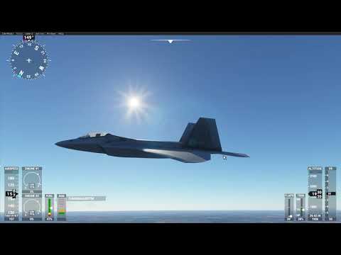 Microsoft Flight Simulator F22 Raptor Mod