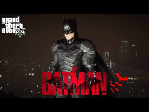 GTA 5 - THE BATMAN (2022) | Robert Pattinson Fight Crimes In The City (4K)