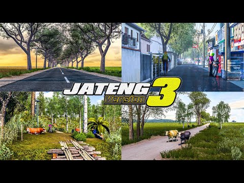 Download New Map Jateng V3.2 + Mega Mod Truck Pack Indonesia ETS2 1.41 - 1.53