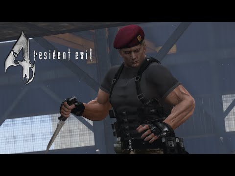 Jack Krauser from Resident Evil 4 HD version for GTA 5.