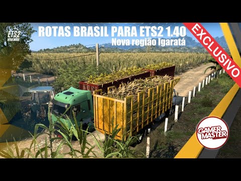 ROTAS BRASIL BETA I ETS2 1.40 I CONHECENDO NOVAS REGIOES