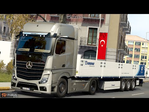 [ETS2 1.52] Mercedes Benz New Actros L 2019 | ProMods 2.72 | Tekirdağ - Edirne