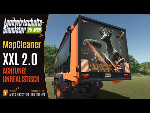 LS25 Mod: Mapcleaner 2.0 – Der XXL Ladewagen für LS25 ist zurück!