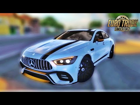 Mercedes-Benz Gt63s 1-45 1-46 ETS2 CAR MODS #ets2 #ets2mods #ets2carmods #gameplay #viral #topvideos