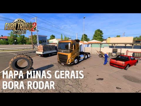 LIVE - ETS2 1.52 MAPA MINAS GERAIS ATUALIZADO