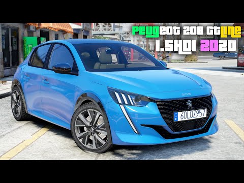 Peugeot 208 GT line 1.5HDI 2020 - GTA 5 Real Life Car Mod + Download Link!