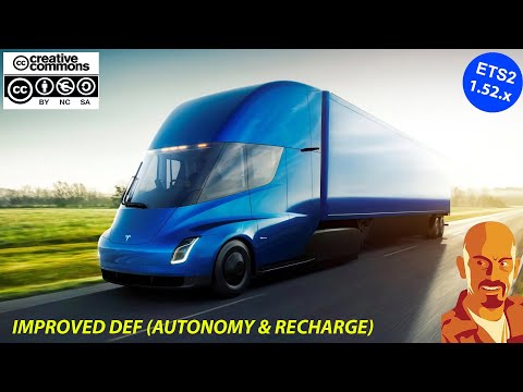 TESLA SEMI TRUCK 2019 IMPROVED DEF (AUTONOMY &amp; RECHARGE)(ATS &amp; ETS2)