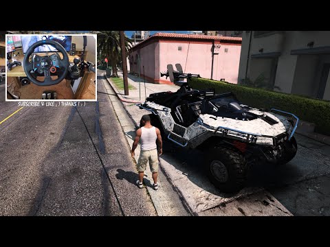 AMG Transport Dynamics M12S Warthog CST - GTA V | Logitech G29 🔥 NEW GRAPHIC MOD