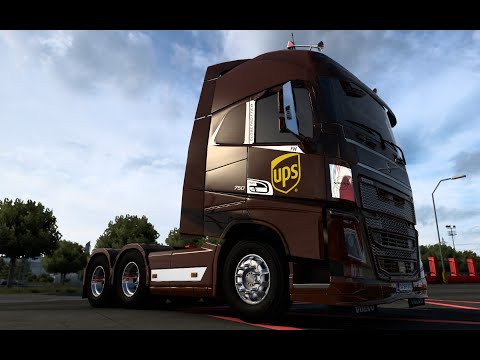 090/07/0120/2022 RODONITCHO MODS ETS2 1.45.0.48S SKIN VOLVO FH 2012 UPS BY RODONITCHO MODS 1.0 1.45