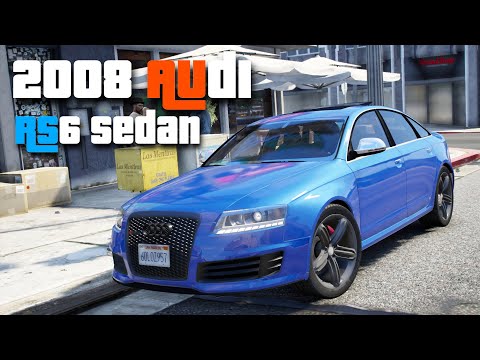 Audi RS6 Sedan 2008 - GTA 5 Real Life Car Mod!