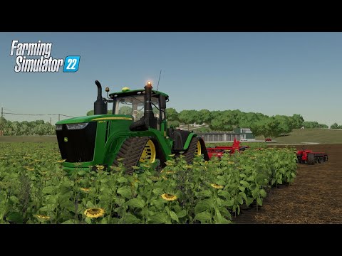 John Deere 9RX series + Case IH Speed-Tiller 475 | FS22