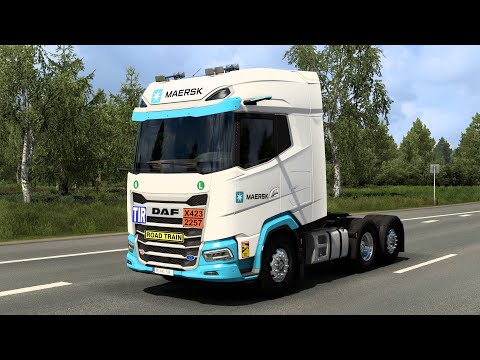 RODONITCHO MODS ETS2 1.48.0.52S 091/07/1109/2023/2107 SKIN MAERSK DAF 2021 1.0 1.43 1.48