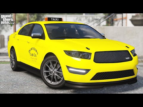 GTA 5 - Vapid Torrence SSO Taxi Version | Ford Taurus SHO | Lore Friendly Mods