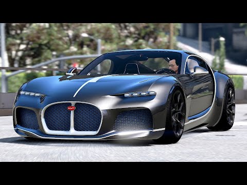 Incredible Bugatti Atlantic Concept in GTA V! | Gameplay Showcase