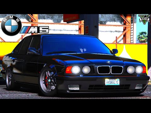 🔥1995 BMW M5 E34 Test Drive - GTA V (Graphics MOD)ASMR