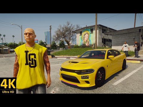 Charger Hellcat 2015 [Addon] - GTA 5 Cars 4K Ultra Realistic Graphics NaturalVision Evolved Vagos