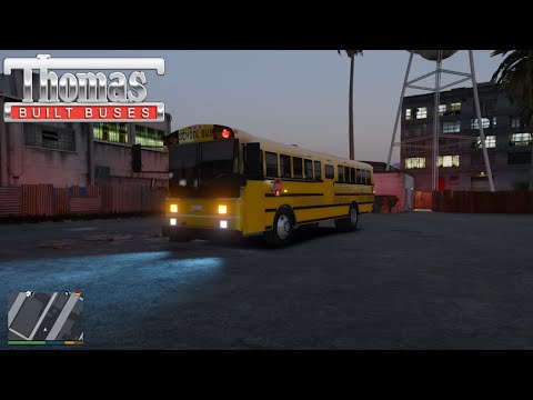 GTA V Thomas Built MVP School Bus IMPROVED