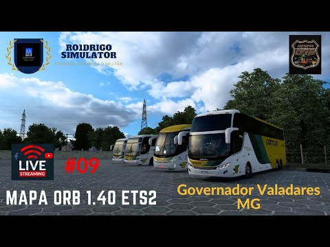 ➡️ Mapa ORB - ETS 2 1.40 ⬅️ Governador Valadares MG *** GAME PLAY #09 🚍 Campione Invictus HD