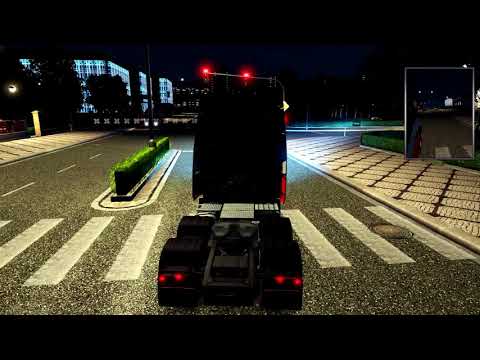 Blue Head Lights - ETS 2 MOD