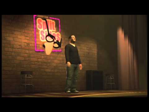 GTA IV Ricky Gervais Stand Act from Liberty city Split Sides Comedy Club