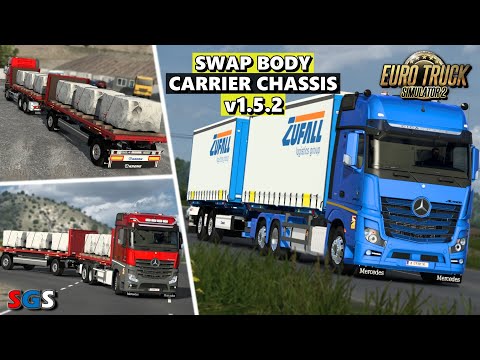 |ETS2 1.47| Swap Body Carrier Chassis Pack v1.5.2 by Sebastian7870