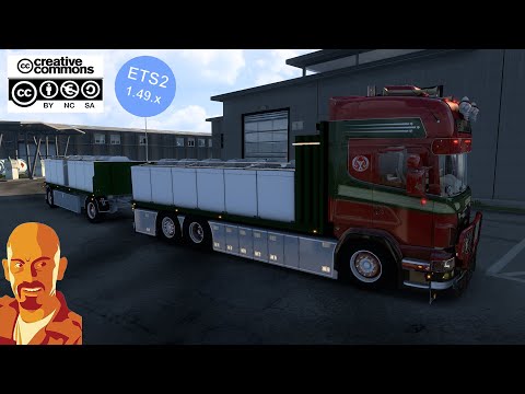 SCANIA R560 DONSLUND + TRAILER v5.1 (ETS2 1.49.x) #ets2mods #ets2