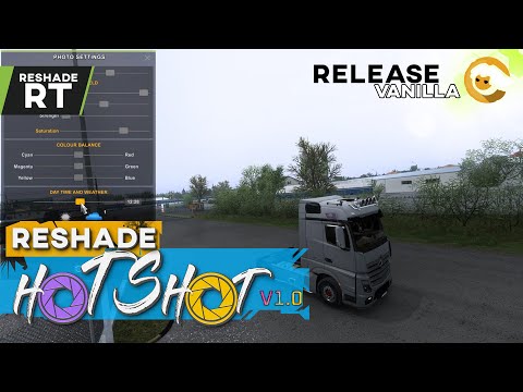 ETS 2 - JD6 hoTShot - v1.0 - RAY TRACING ReShade - RELEASE