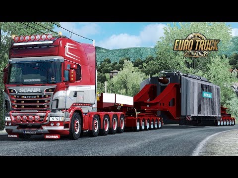 ETS2 - HUGE 96 Ton Siemens Trafo Trailer