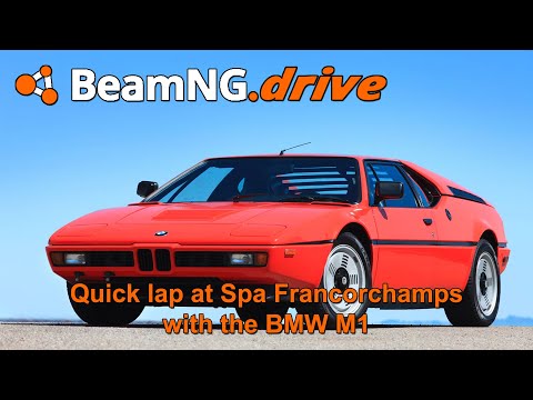 BeamNG | Quick lap at Spa Francorchamps with the BMW M1