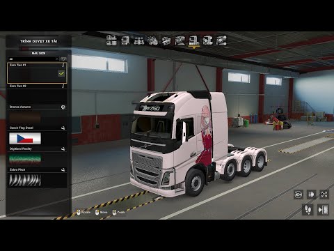 ETS2 mod skin Volvo FH Zero Two for 1.40 - 1.48 #eurotrucksimulator2 #ets2 #ets2mods