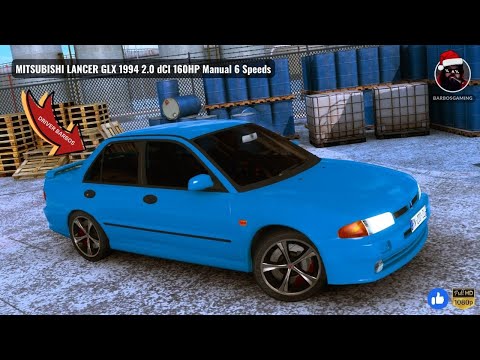 MITSUBISHI LANCER GLX 1994 2.0 dCI 160HP Manual 6 Speeds | Euro Truck Simulator 2 CAR Mod ETS2 1.46