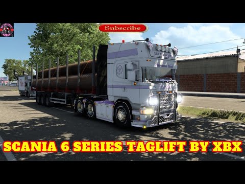 ETS2 1.50 SCANIA 6 SERIES TAGLIFT BY XBX V1.50