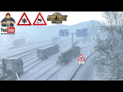 [ETS2 v1.48] Frosty Winter v9.5 + Physic Addon &amp; Frosty Wheels Addon