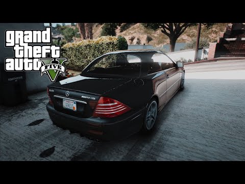 GTA 5 Mod - Mercedes-Benz CL55 AMG W215 - Realistic Gameplay