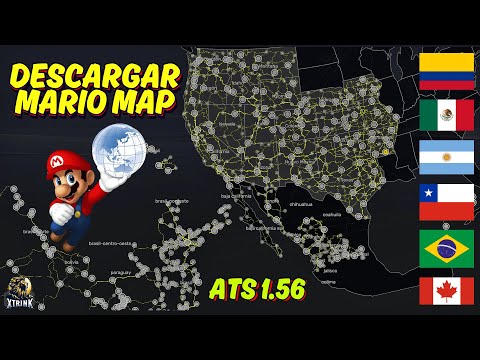 Mario Map by Mario1961 1.56 ATS Mod - ModsHost