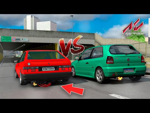 VOLKSWAGEN GOL GTI 300CV vs VOLKSWAGEN GOL CL 380CV - Assetto Corsa