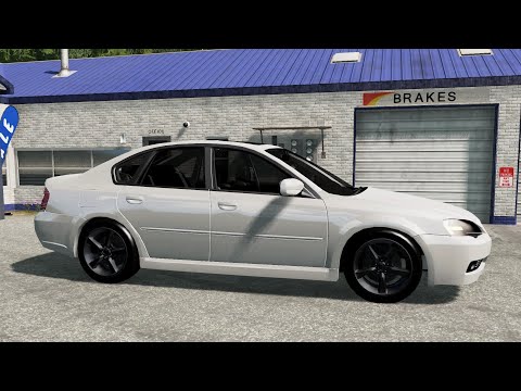 BeamNG.drive - Subaru Legacy B4 2003 - Car Show Test Drive Crash . 4K 60fps.