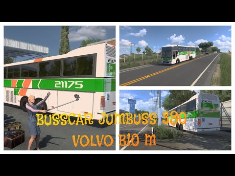 BUSSCAR JUMBUSS 380 VOLVO B10 M (FREE) NA BR NO MAPA MINAS - ETS 2 - 1.47x (DOWNLOAD)