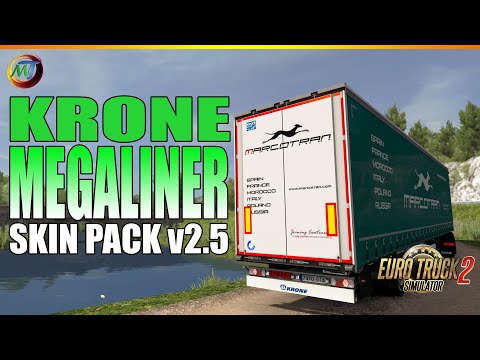 ETS2 MODS - Krone Megaliner Skin Pack v2.5 [ETS2 1.37 / 1.36]