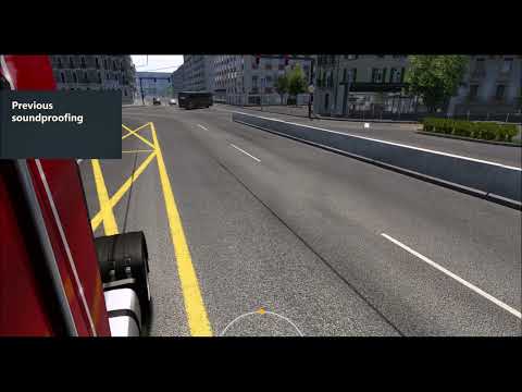 ETS2 Mod | Vanilla vs Previous soundproofing mod comparison