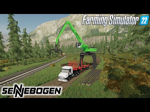 SENNEBOGEN 850E Gantry 🚧 YUKON VALLEY MAP🚧 FARMING SIMULATOR 22 MODS