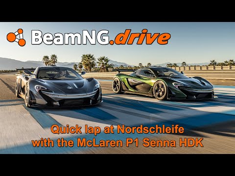 BeamNG | Quick lap at Nordschleife with the McLaren P1 Senna HDK