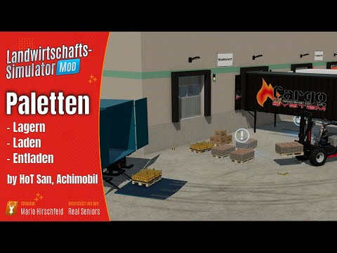 LS22 Mod / Palettenlager ALLES geht rein! Manuell oder automatisch ... / LS22 Modvorstellung