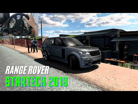 Range Rover startech 2018 drives through mud and flooded roads | pxn v99 steering wheel gameplay