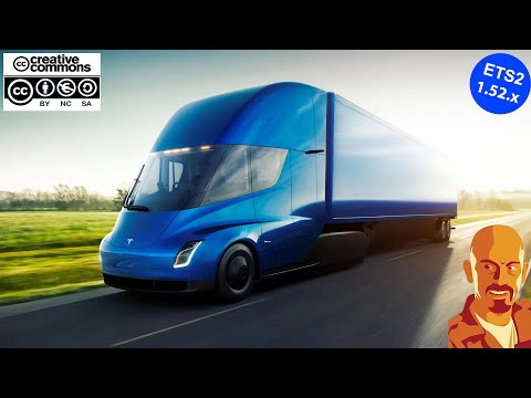 TESLA SEMI TRUCK v1.0 ETS2 1.52.x (ETS2MOD)