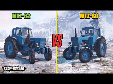 MTZ-82 vs MTZ-80 - SnowRunner