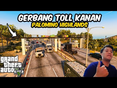 PASANG MOD GERBANG TOL KANAN DI GTA V (TOLLBOOTHS) GTA 5 MODS