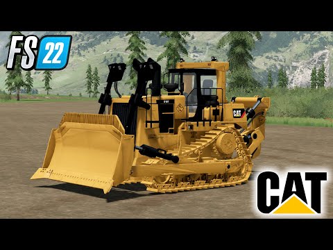 FS22 Release!!! 🚧Caterpillar D-10T Dozer \ TerraFarm Ready //🚧Farming Simulator 22 Mods